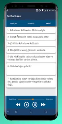 Fatiha Suresi Ve Faziletleri android App screenshot 3