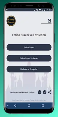 Fatiha Suresi Ve Faziletleri android App screenshot 6